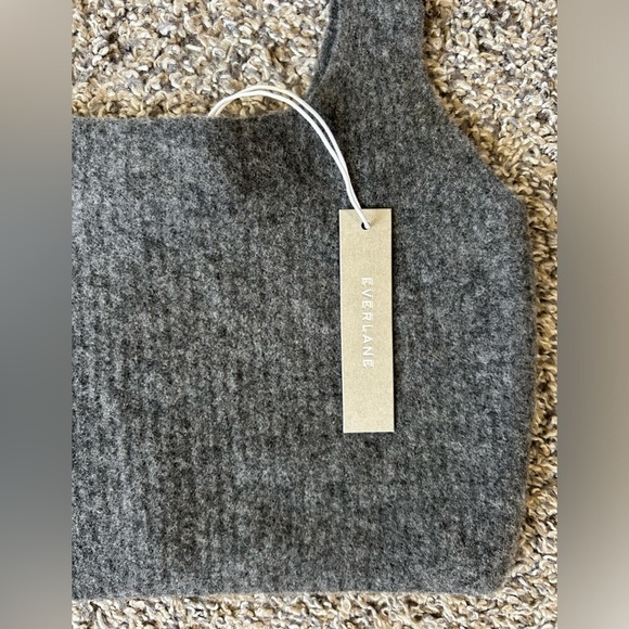 Everlane NWT wool blend soft gray tank size small - Picture 4 of 8